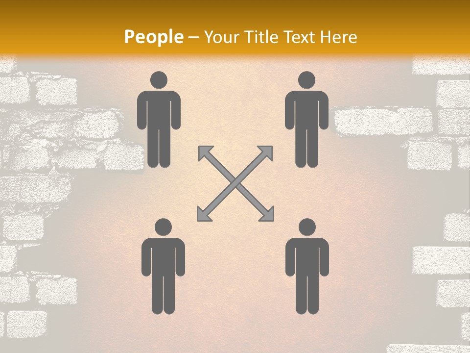 Broken Brick Wall PowerPoint Template