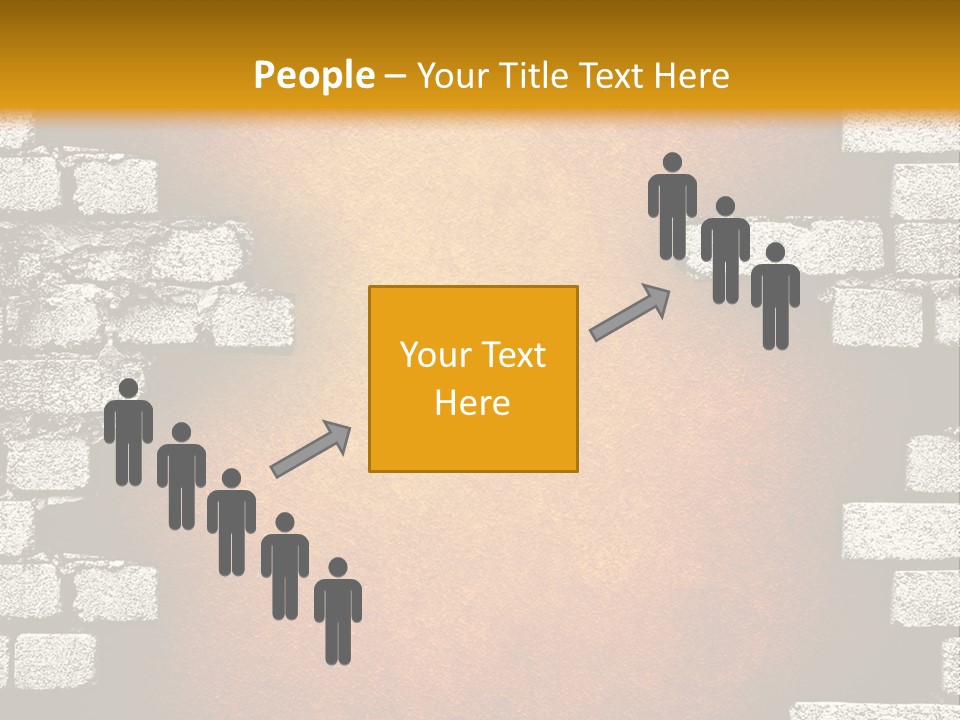 Broken Brick Wall PowerPoint Template