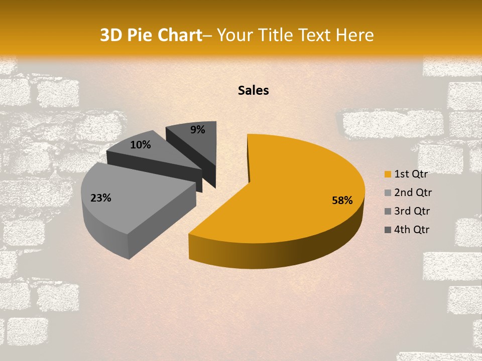 Broken Brick Wall PowerPoint Template