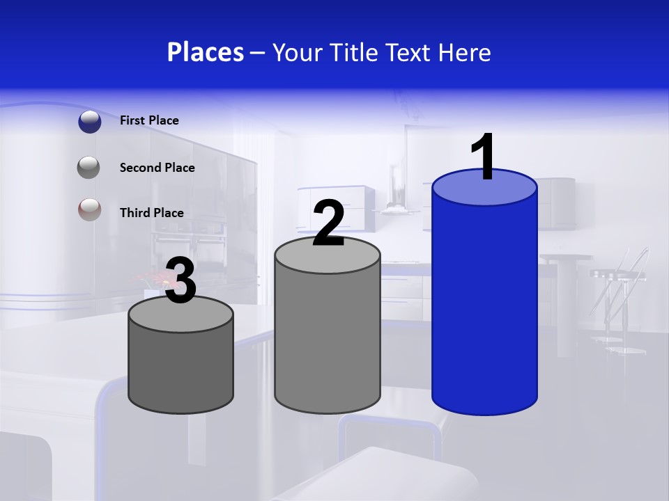 Futuristic Kitchen PowerPoint Template