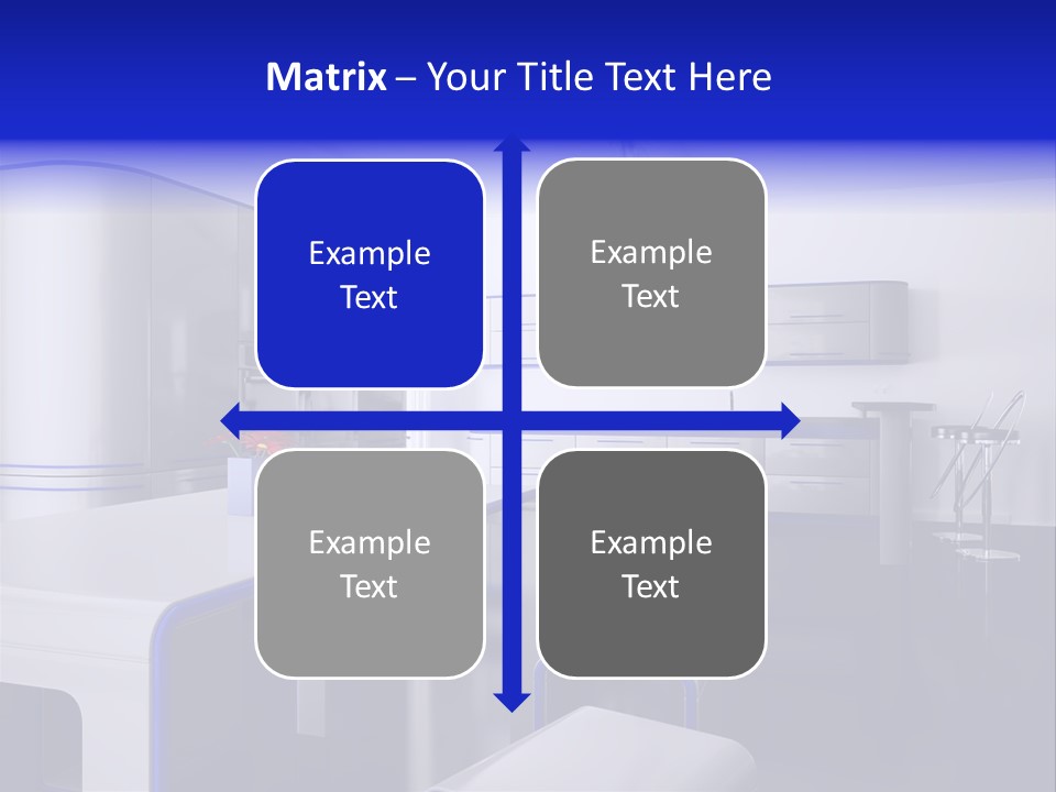 Futuristic Kitchen PowerPoint Template