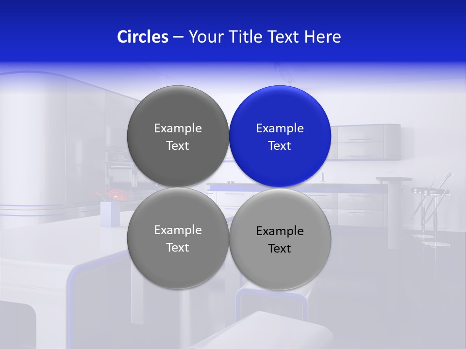 Futuristic Kitchen PowerPoint Template