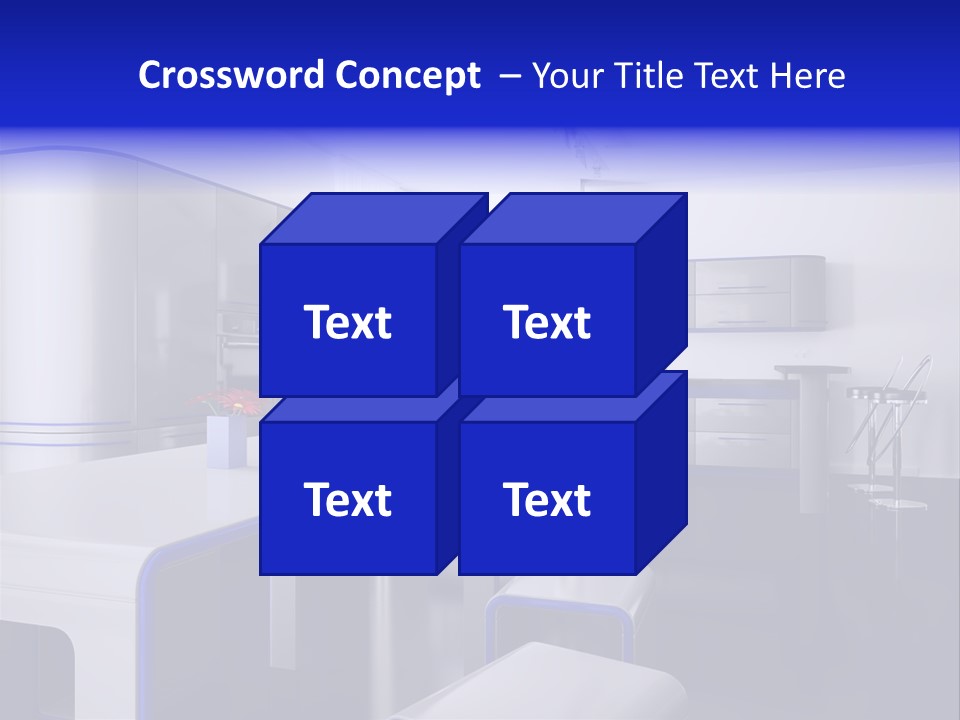 Futuristic Kitchen PowerPoint Template