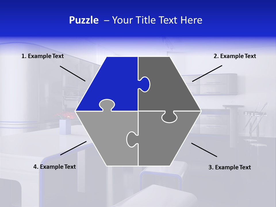 Futuristic Kitchen PowerPoint Template