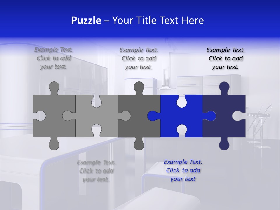 Futuristic Kitchen PowerPoint Template