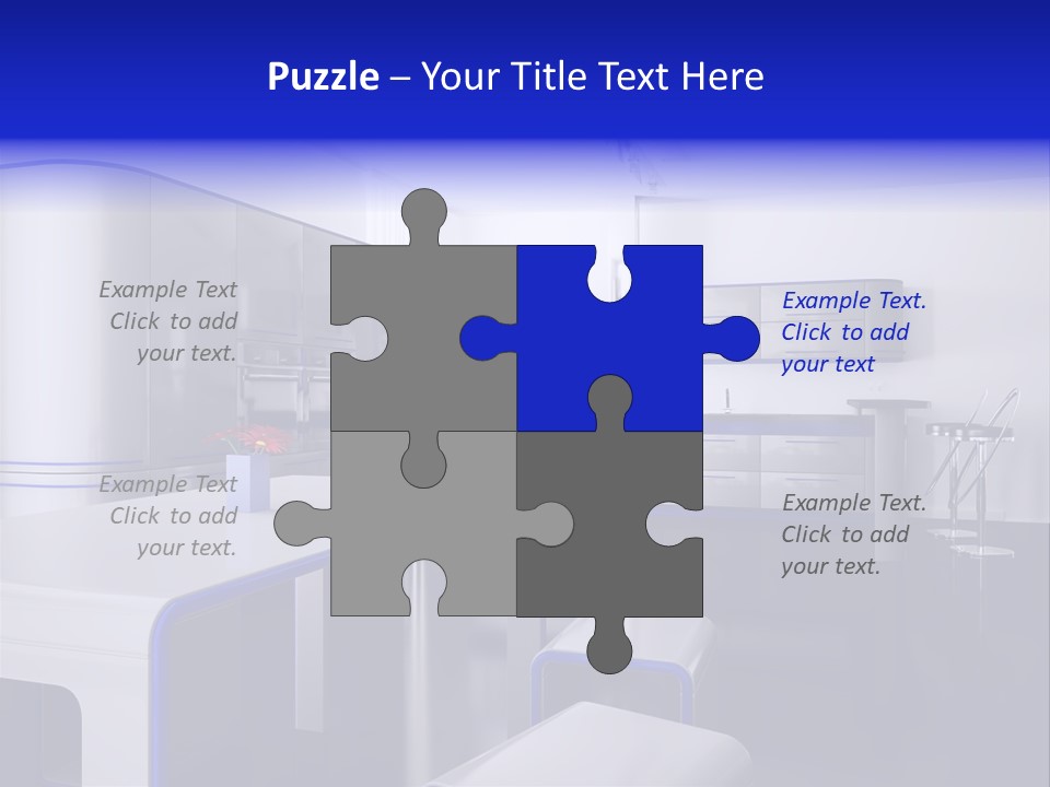 Futuristic Kitchen PowerPoint Template