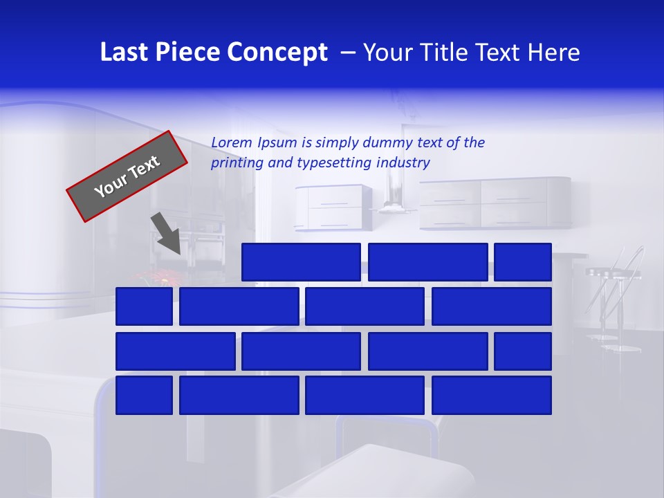 Futuristic Kitchen PowerPoint Template