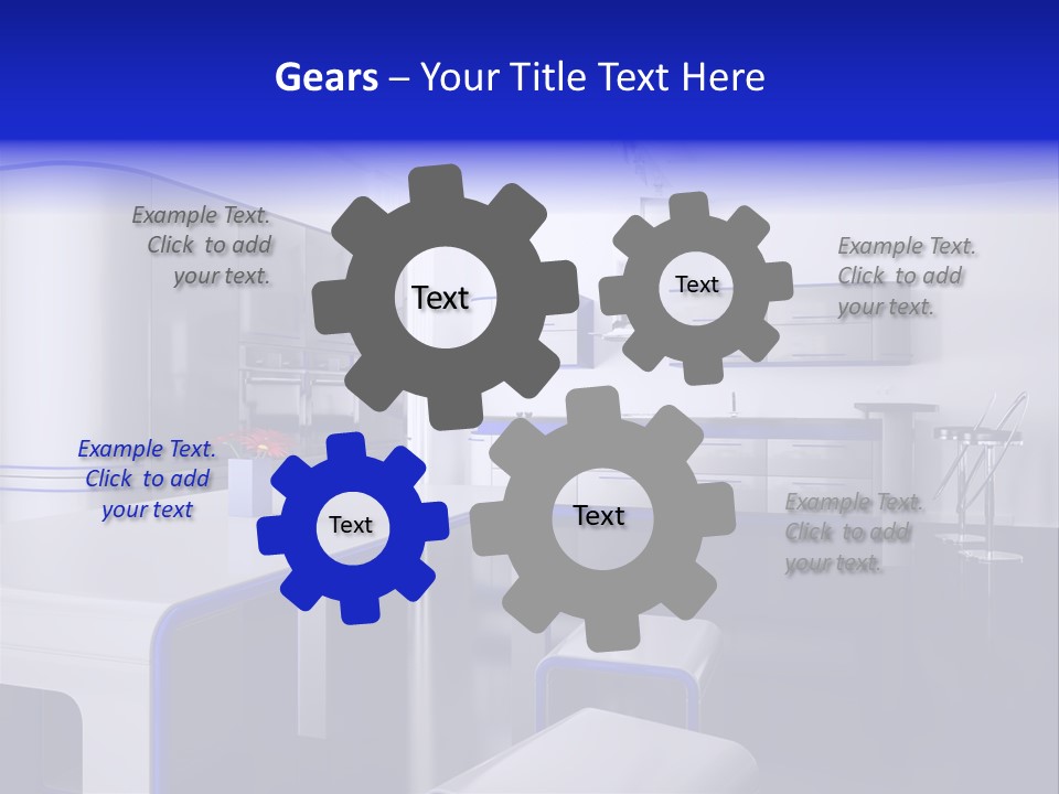 Futuristic Kitchen PowerPoint Template