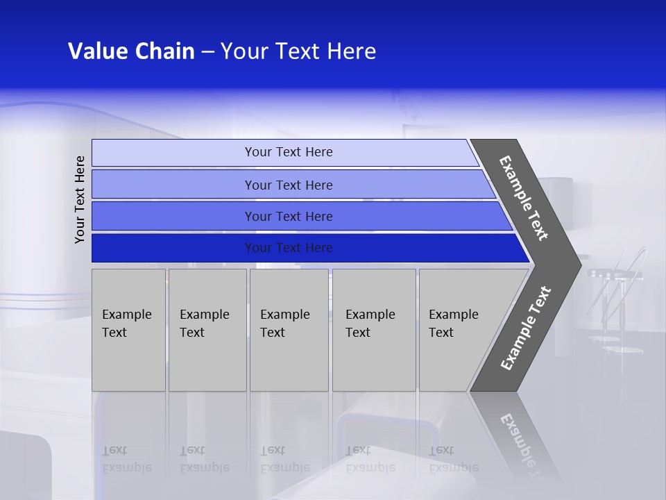 Futuristic Kitchen PowerPoint Template
