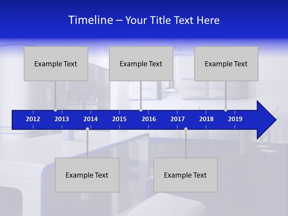 Futuristic Kitchen PowerPoint Template