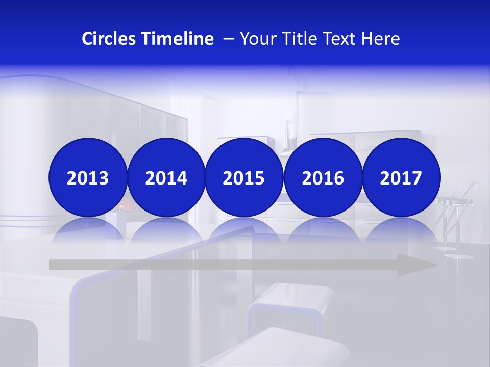 Futuristic Kitchen PowerPoint Template