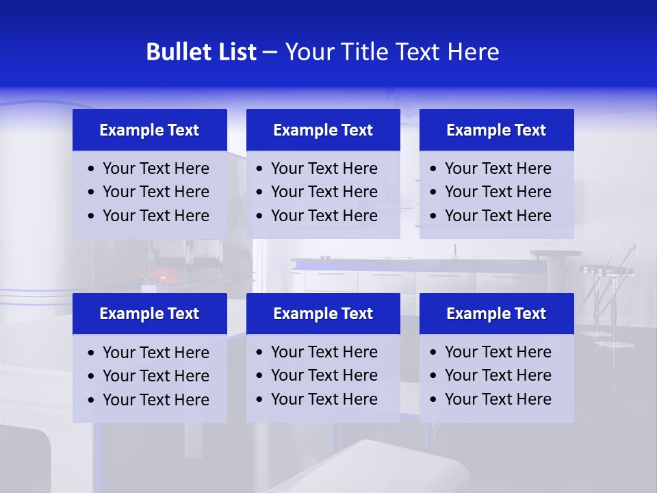Futuristic Kitchen PowerPoint Template