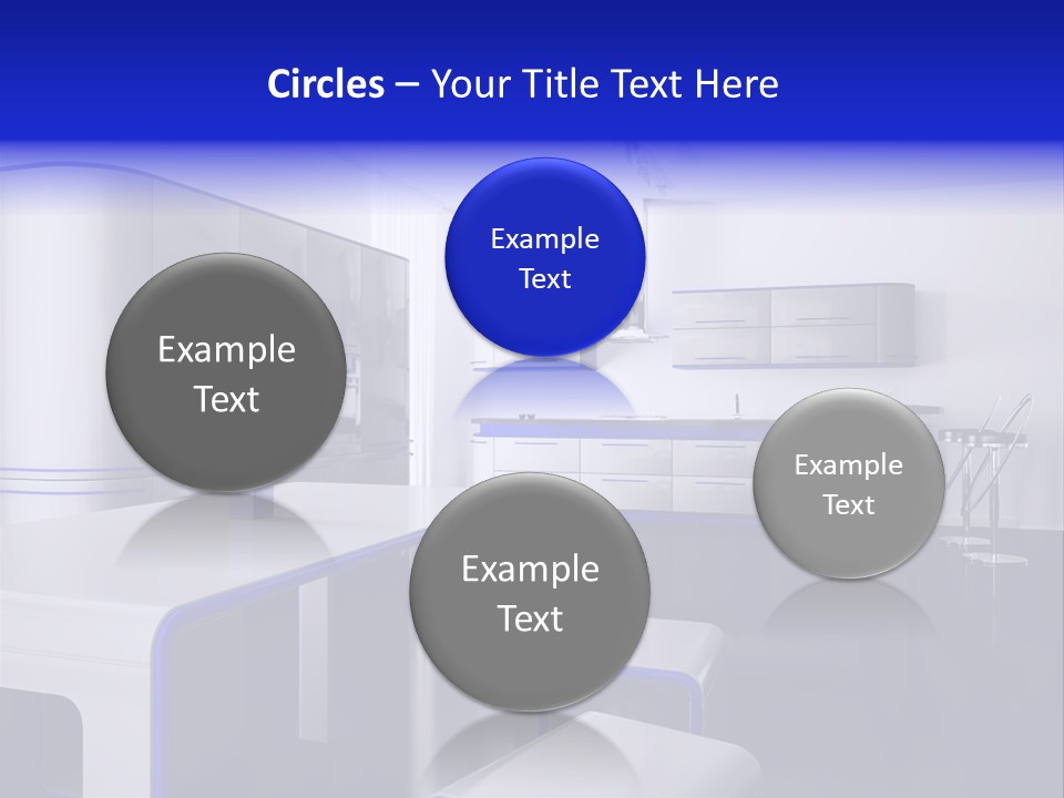 Futuristic Kitchen PowerPoint Template