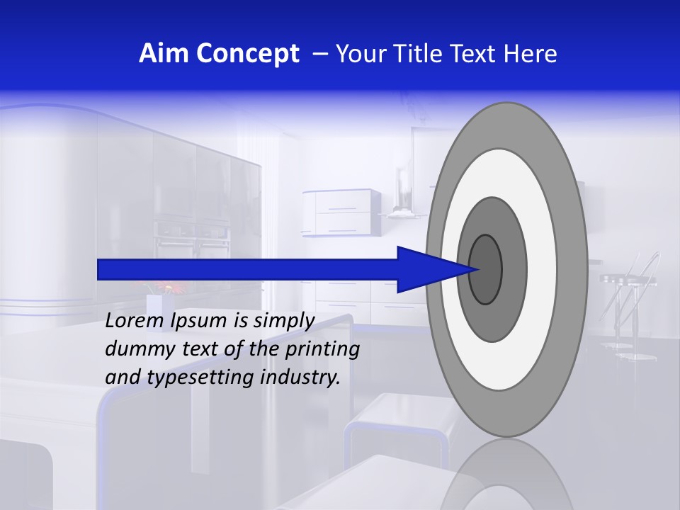 Futuristic Kitchen PowerPoint Template