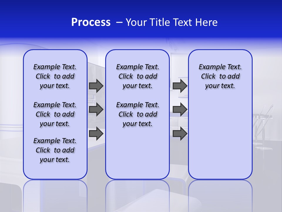 Futuristic Kitchen PowerPoint Template