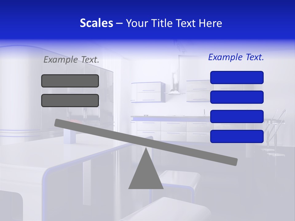 Futuristic Kitchen PowerPoint Template