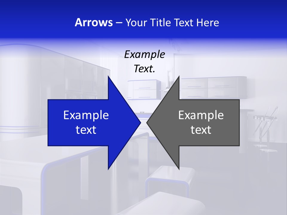 Futuristic Kitchen PowerPoint Template