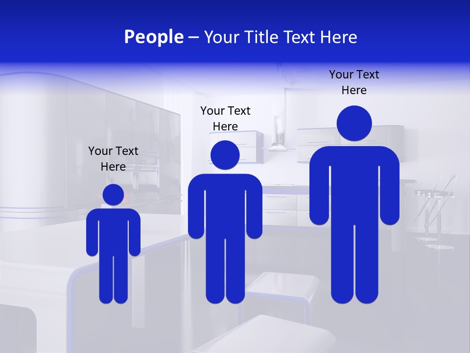 Futuristic Kitchen PowerPoint Template