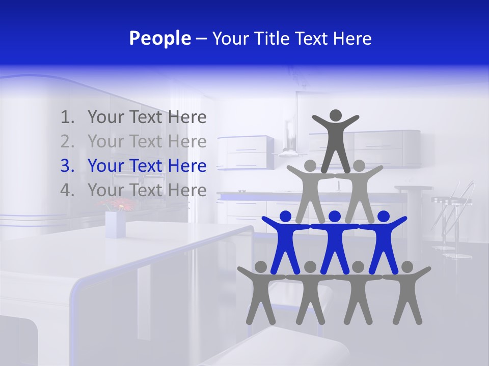 Futuristic Kitchen PowerPoint Template