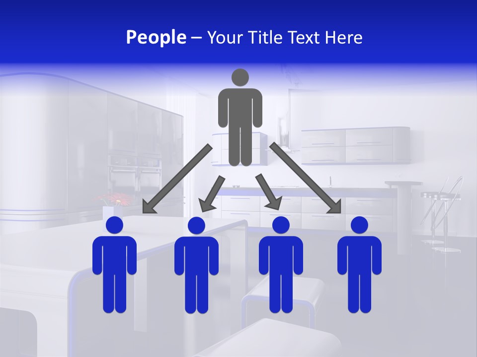 Futuristic Kitchen PowerPoint Template