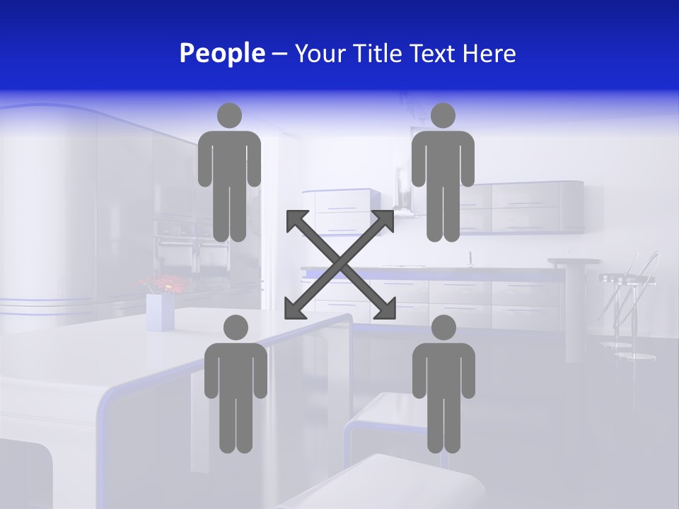 Futuristic Kitchen PowerPoint Template