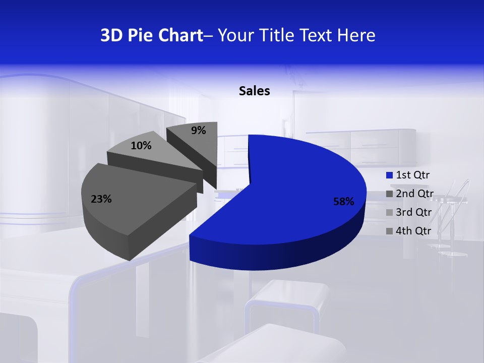 Futuristic Kitchen PowerPoint Template