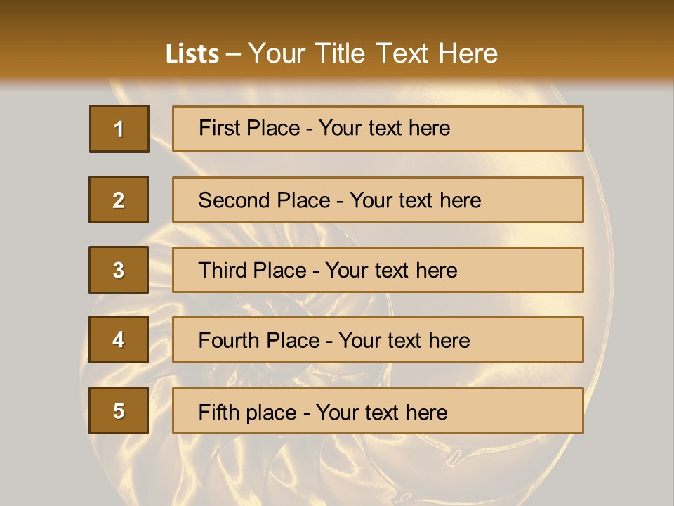 Chambered Nautilus PowerPoint Template