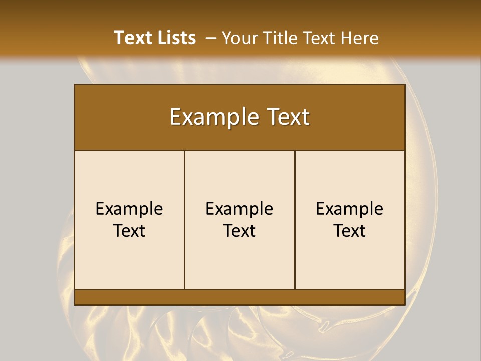 Chambered Nautilus PowerPoint Template