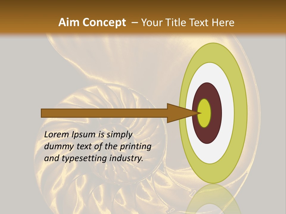 Chambered Nautilus PowerPoint Template