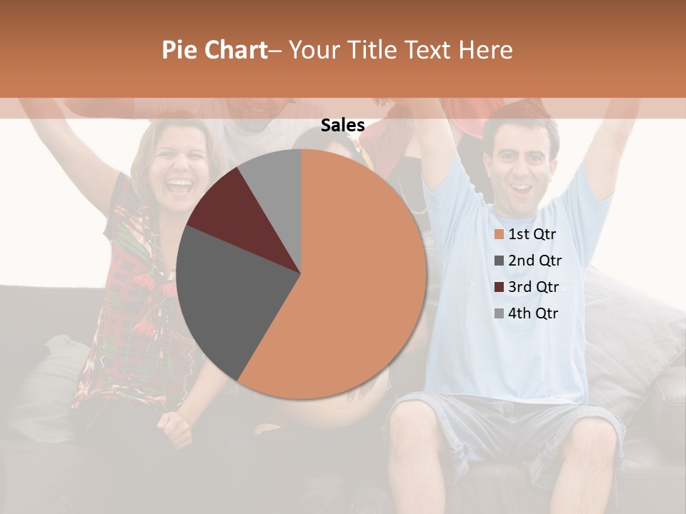 People Watching Football PowerPoint Template