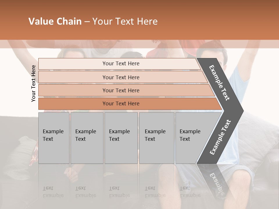 People Watching Football PowerPoint Template
