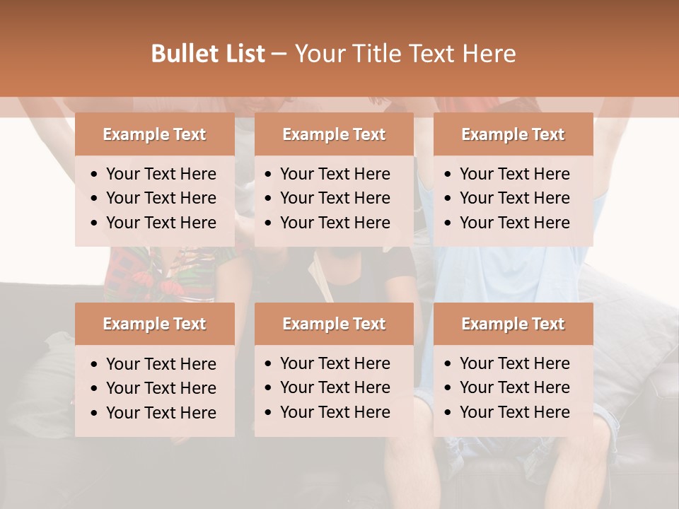 People Watching Football PowerPoint Template