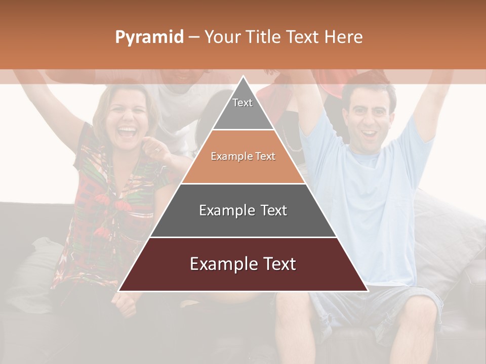 People Watching Football PowerPoint Template