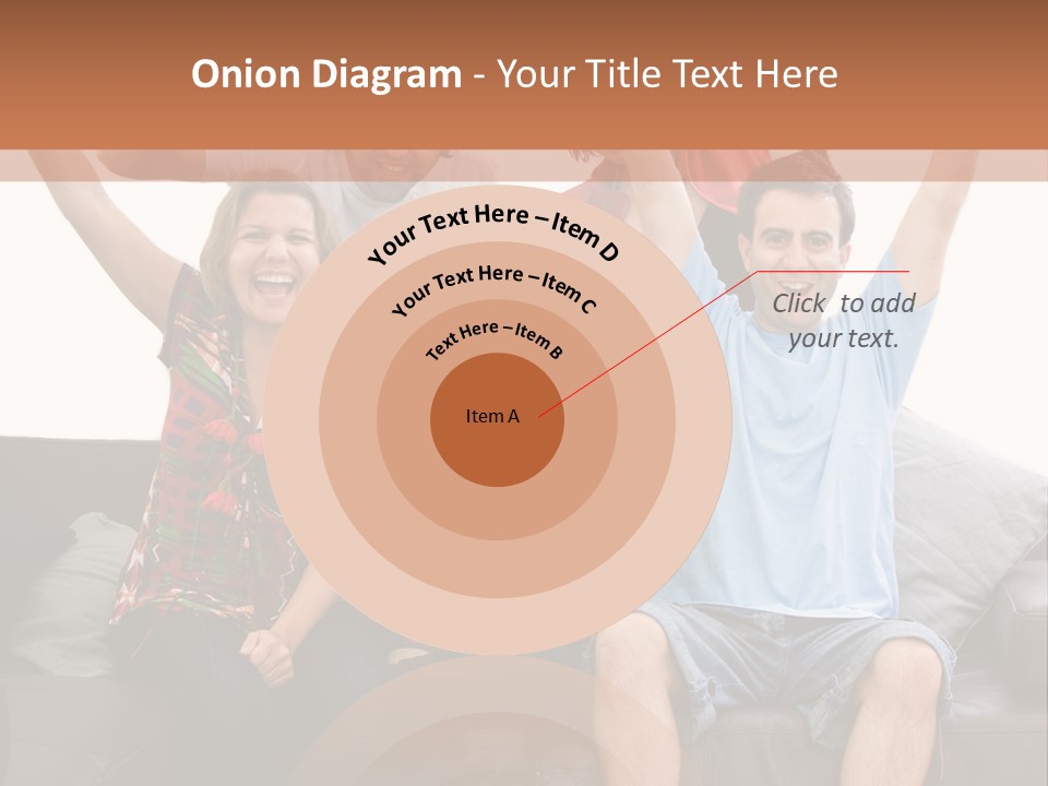 People Watching Football PowerPoint Template