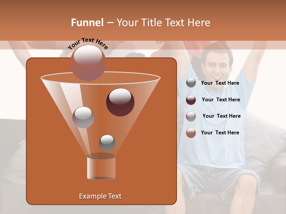 People Watching Football PowerPoint Template
