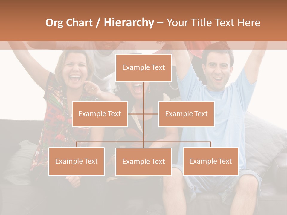 People Watching Football PowerPoint Template