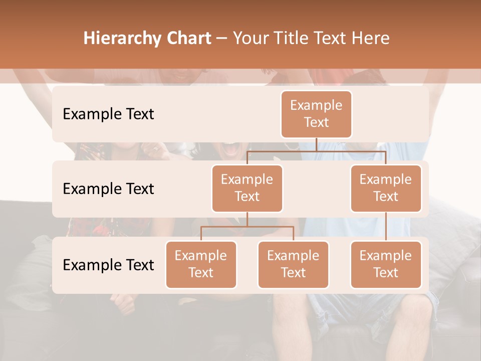 People Watching Football PowerPoint Template