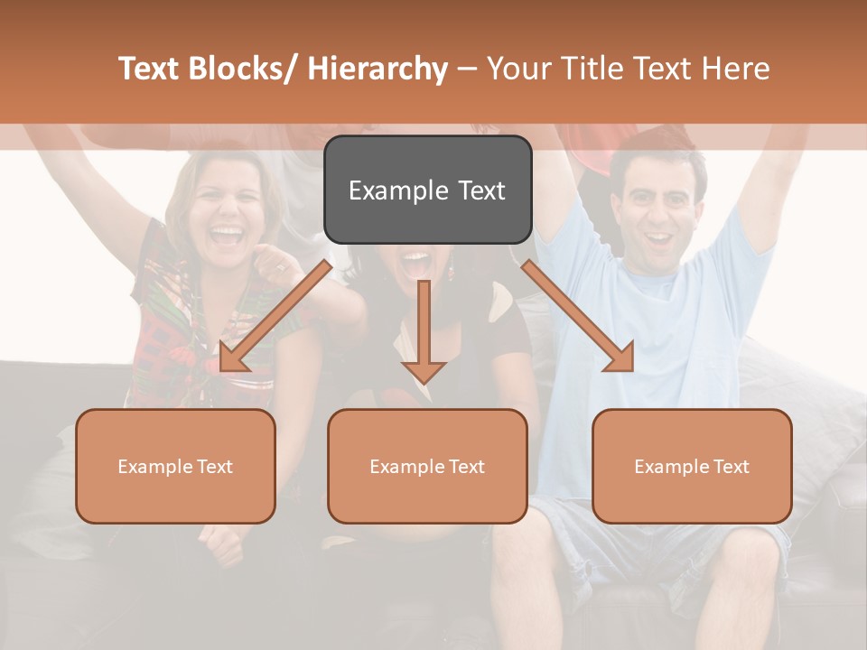 People Watching Football PowerPoint Template