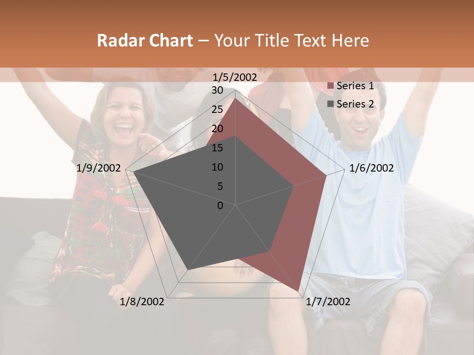 People Watching Football PowerPoint Template