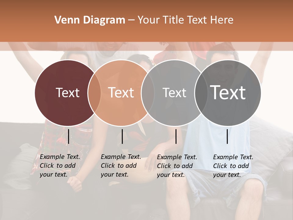 People Watching Football PowerPoint Template