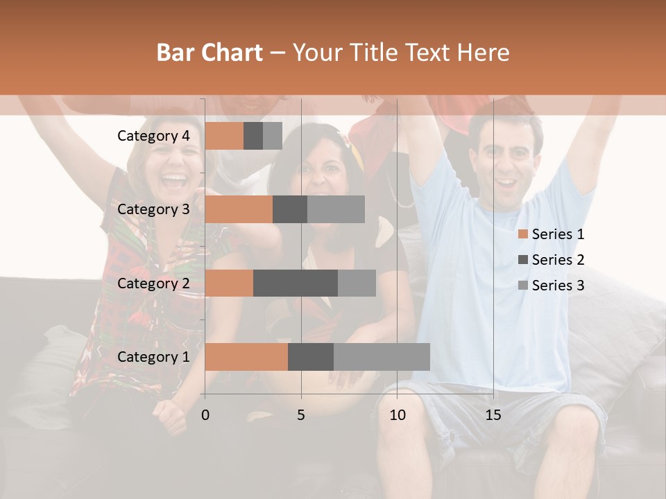 People Watching Football PowerPoint Template