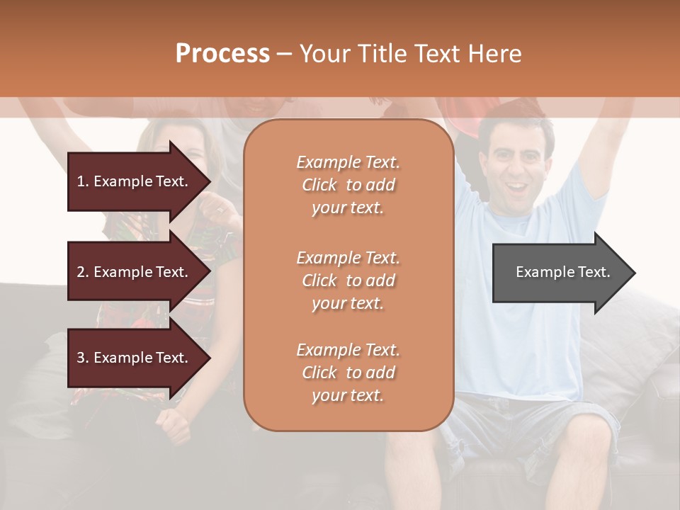 People Watching Football PowerPoint Template