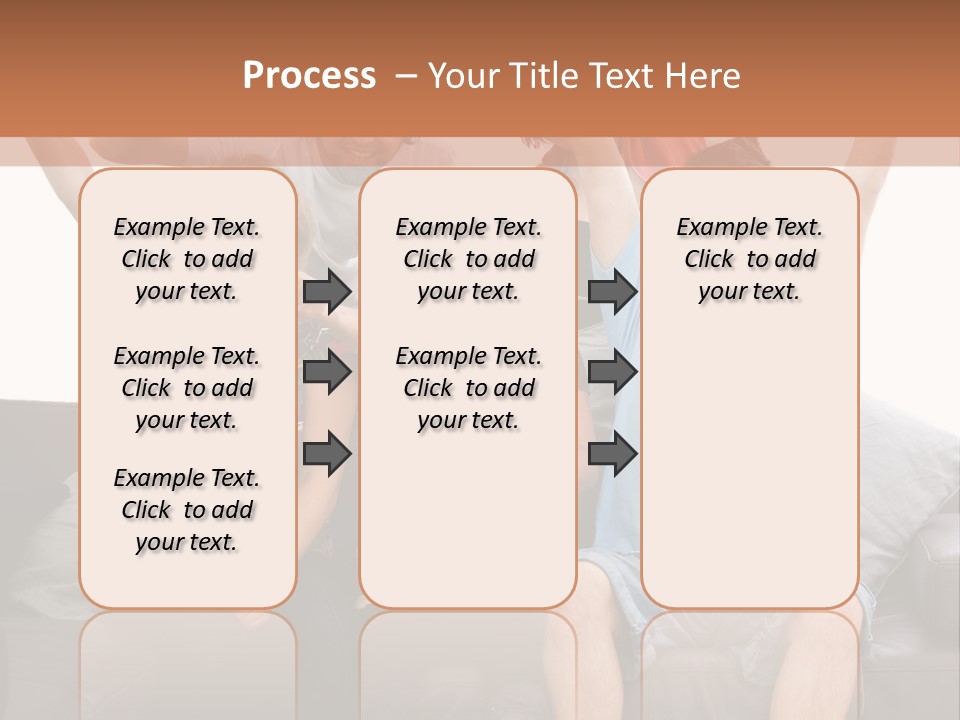 People Watching Football PowerPoint Template