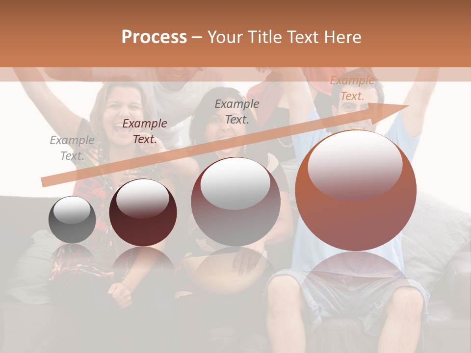 People Watching Football PowerPoint Template