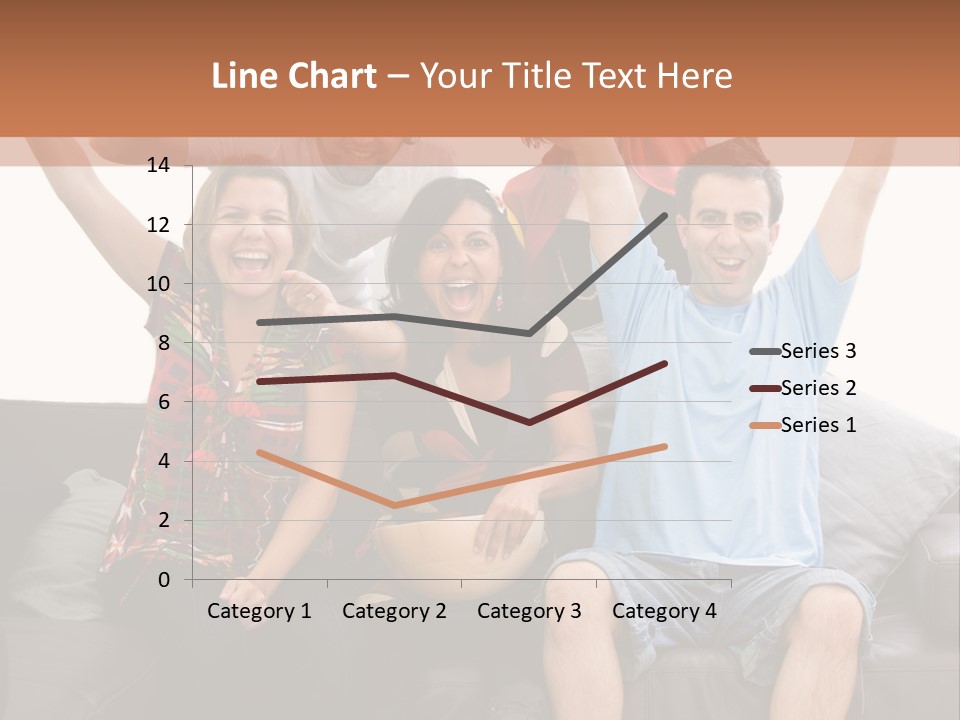 People Watching Football PowerPoint Template