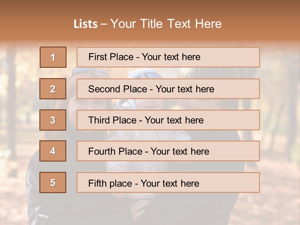 Father Lie Love PowerPoint Template