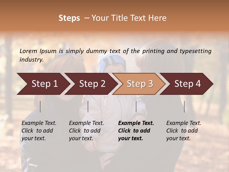 Father Lie Love PowerPoint Template