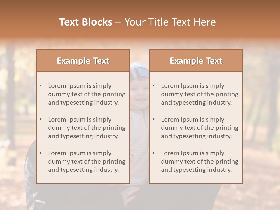 Father Lie Love PowerPoint Template