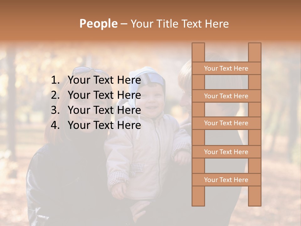 Father Lie Love PowerPoint Template