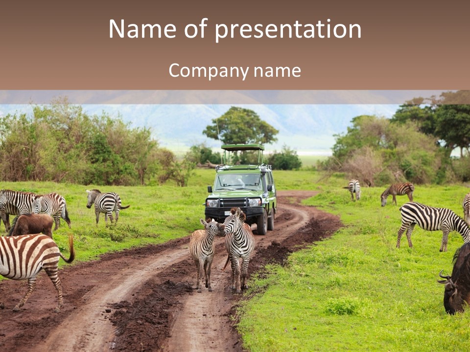 African Safari PowerPoint Template